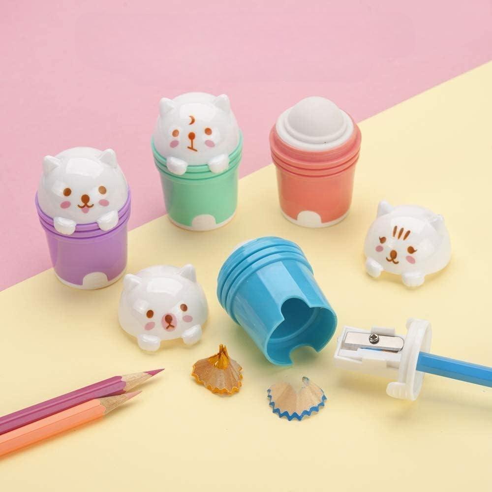 Animal in Bucket Eraser cum Sharpener - Tinyminymo
