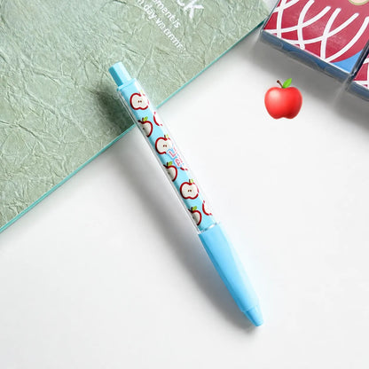 Gel Pen with Apple Print and Green Body - Tinyminymo