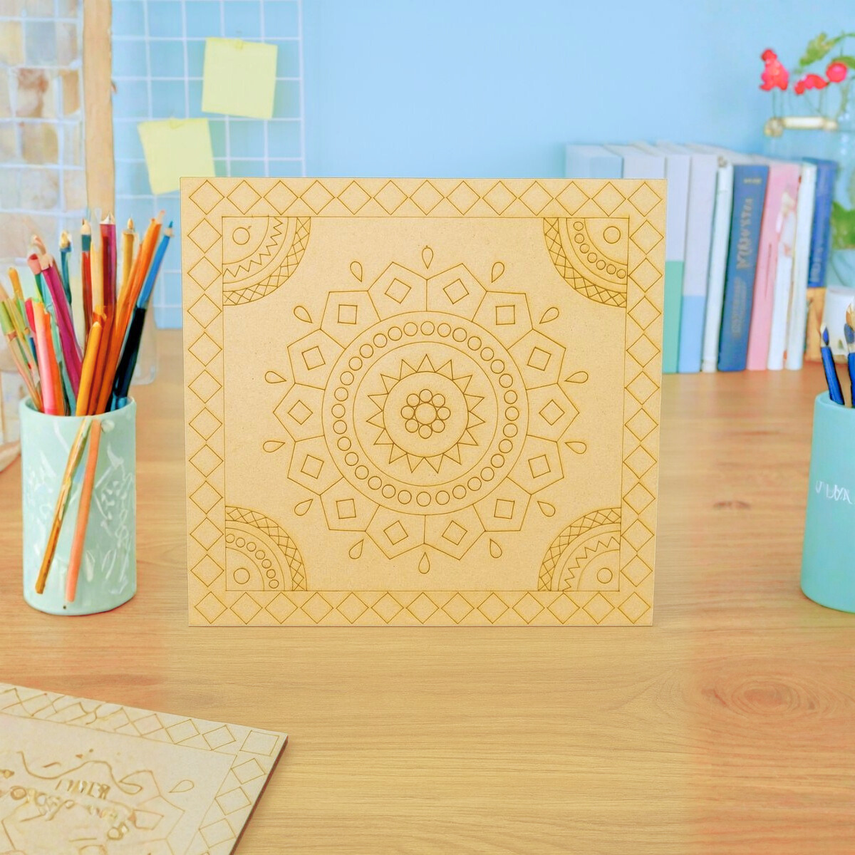 Decorative Mandala Board for Art and Craft Activities - Tinyminymo