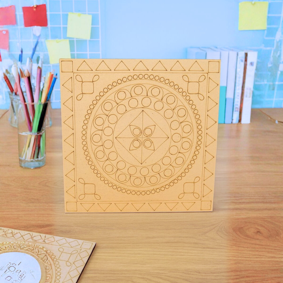 Decorative Geometric Design Board for Art and Craft  -  Tinyminymo