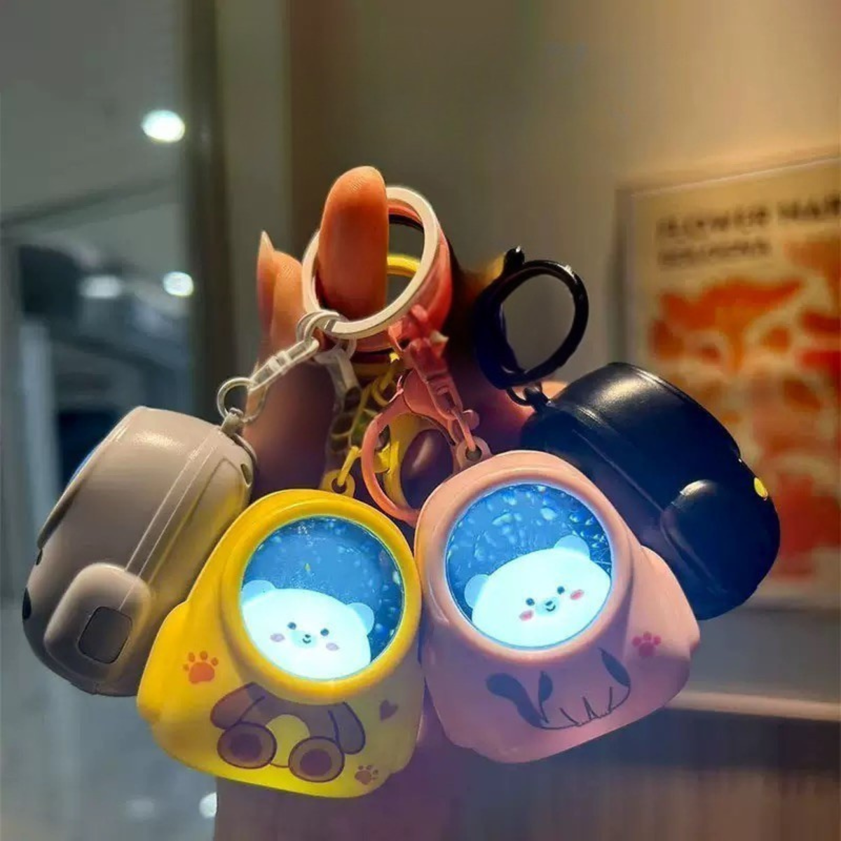 All Designs of Animal Lightup Keychain - Tinyminymo