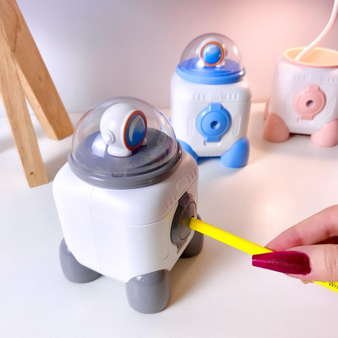 Desk Lamp with Pencil Holder and Pencil Sharpener - Tinyminymo 
