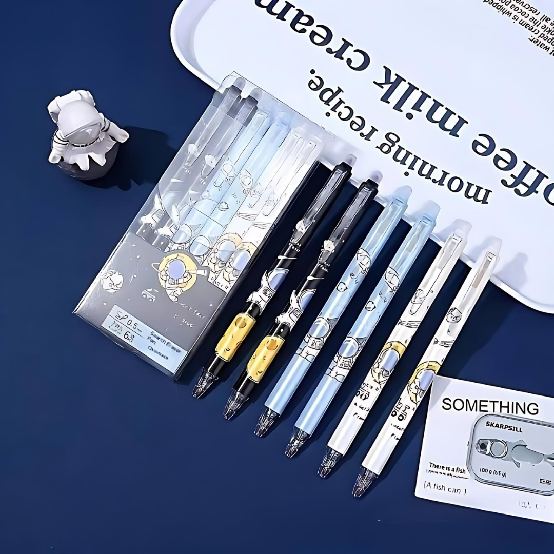 Astronaut Erasable Gel Pen Set - Tinyminymo