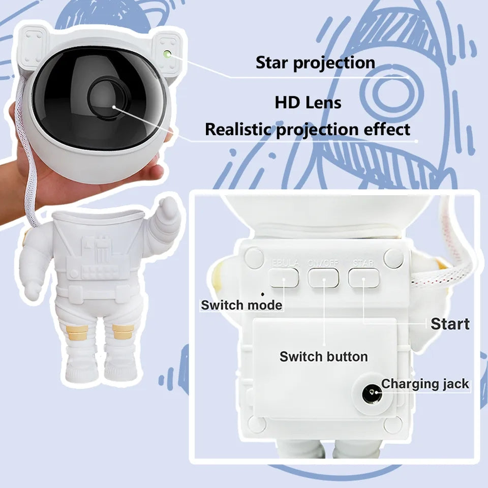 Astronaut Projector Lamp - Tinyminymo