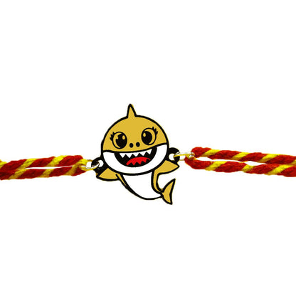 Baby Shark Metal Rakhi - Tinyminymo