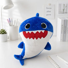 Load image into Gallery viewer, Blue Color Baby Shark Soft Toy - Tinyminymo
