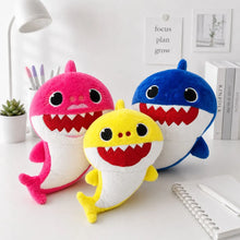 Load image into Gallery viewer, Three colorful Shark Plush Toys - Tinyminymo 
