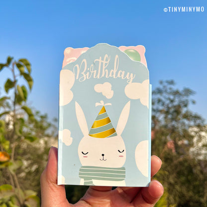 Baby Shower Bunny Foldable Sticky Notes - Tinyminymo