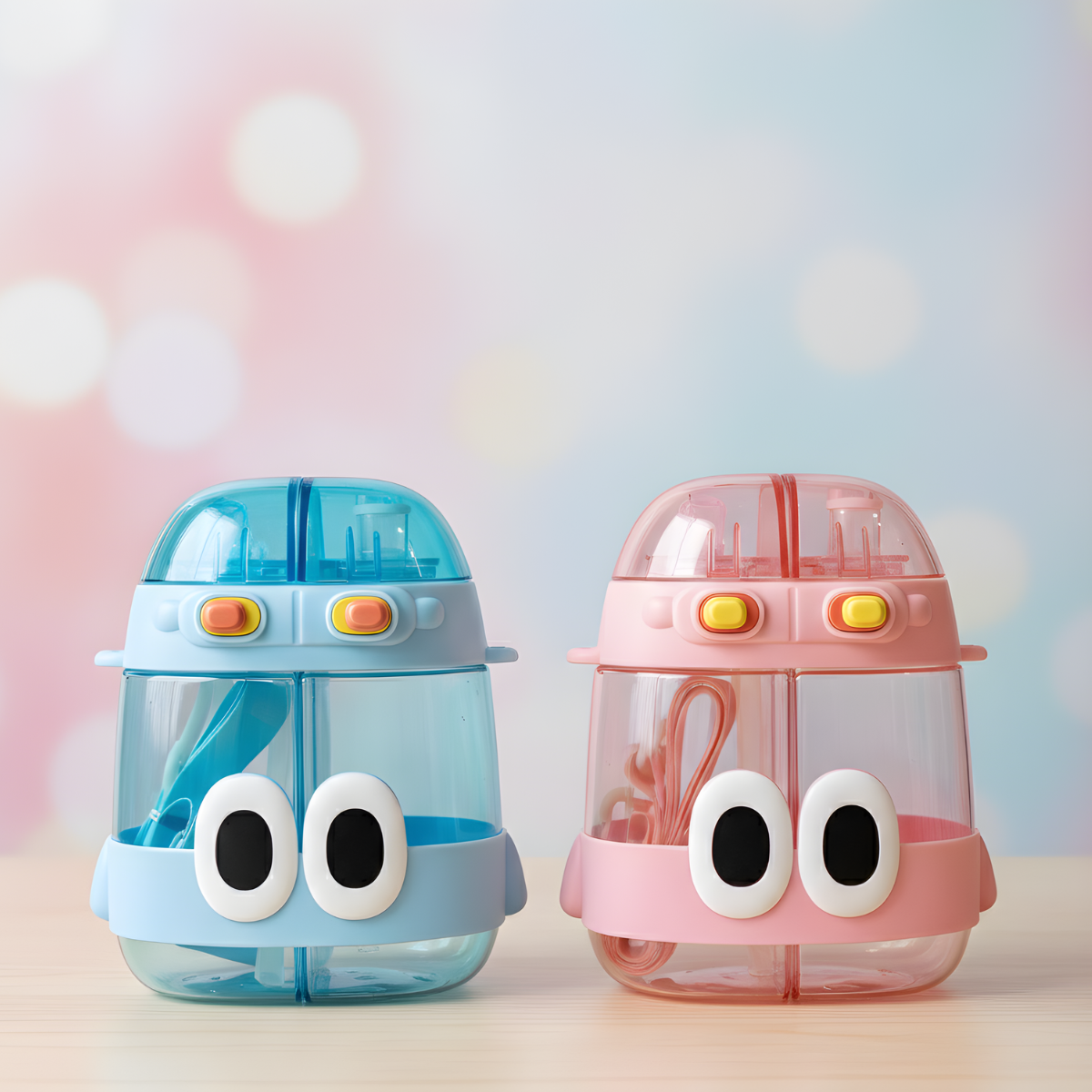 Two Lovely Color Water Bottles - Tinyminymo