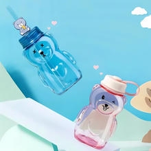 Load image into Gallery viewer, Bear Shaped Bottle cum Sipper - Tinyminymo
