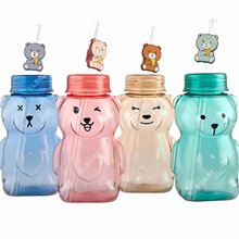 Load image into Gallery viewer, Bear Shaped Bottle cum Sipper - Tinyminymo
