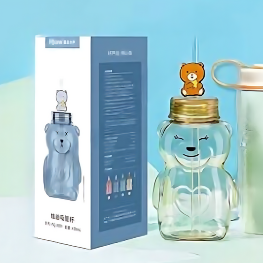 Bear Shaped Bottle cum Sipper - Tinyminymo