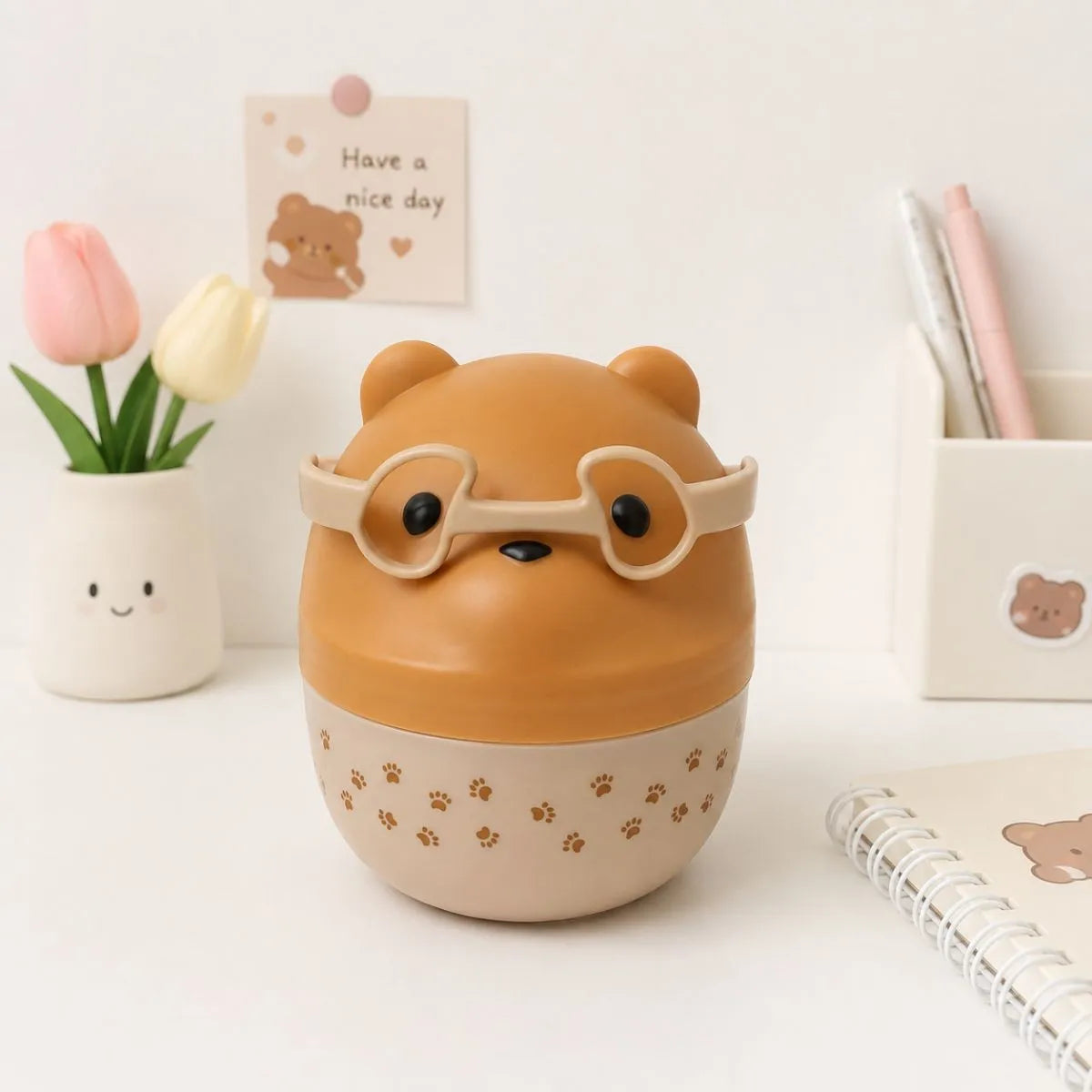 Brown Bear Snack Box - Tinyminymo