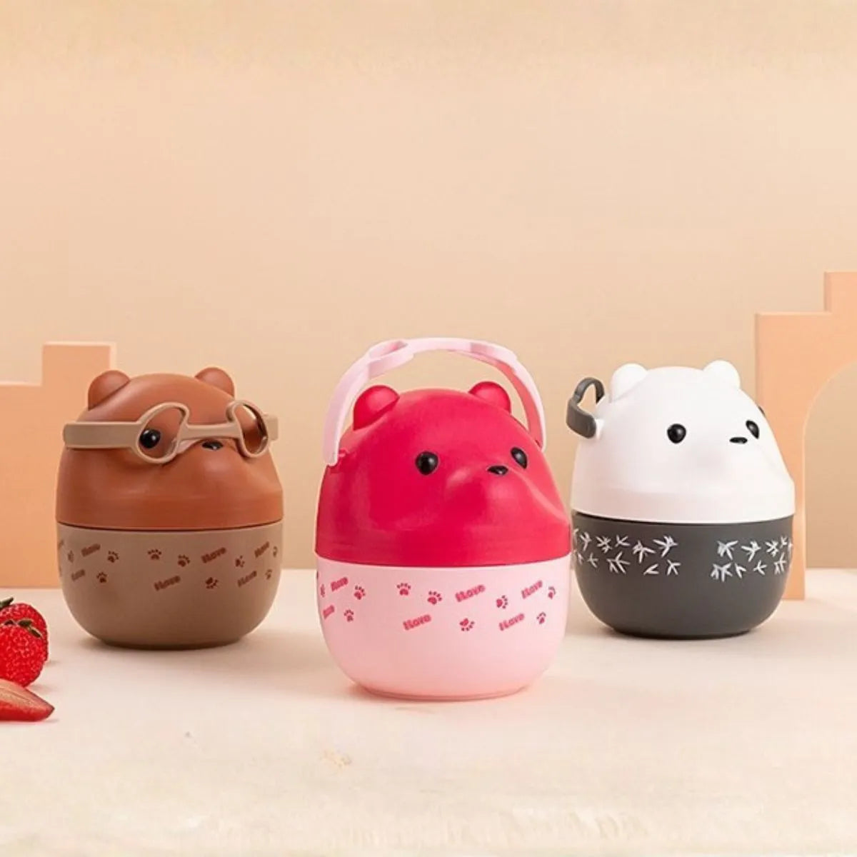 Three Designs of Bear Snack Box - Tinyminymo