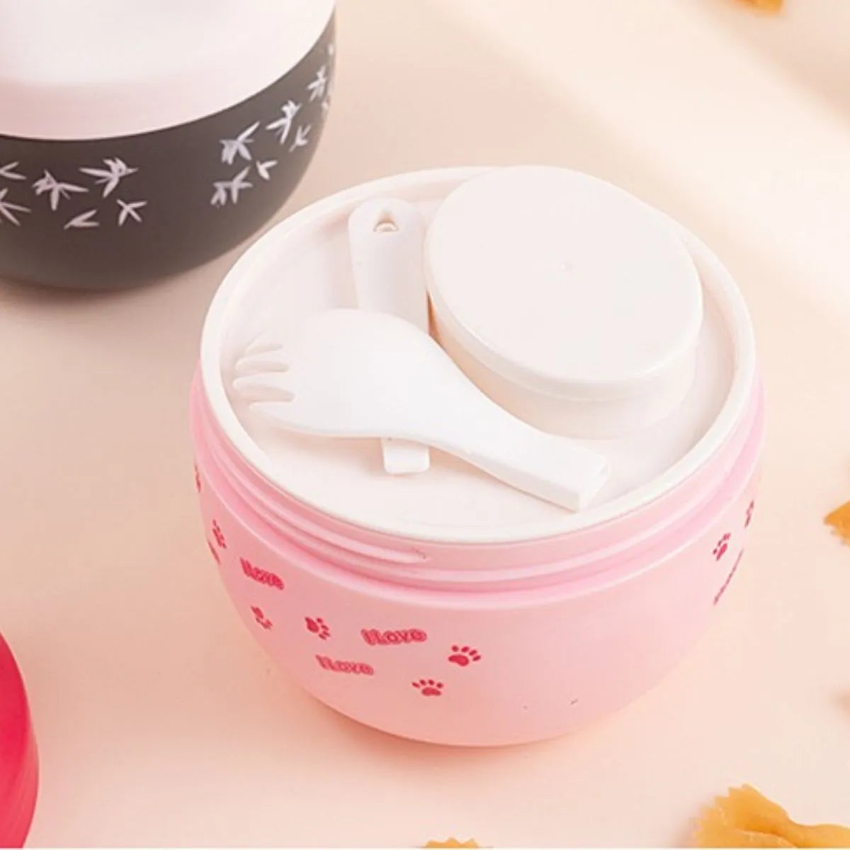 Bear Snack Box with Fork - Tinyminymo