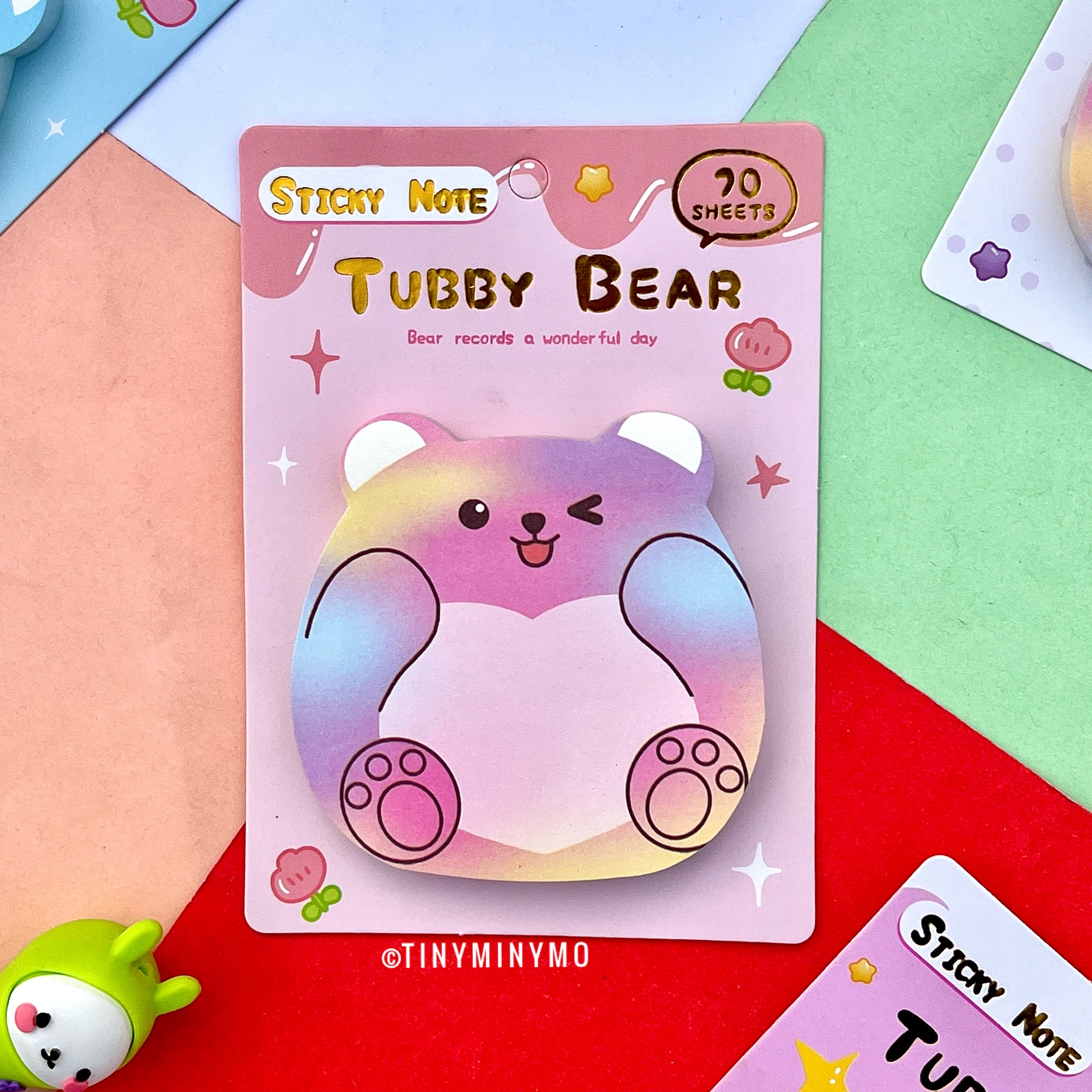 Bear Sticky Notes - Tinyminymo