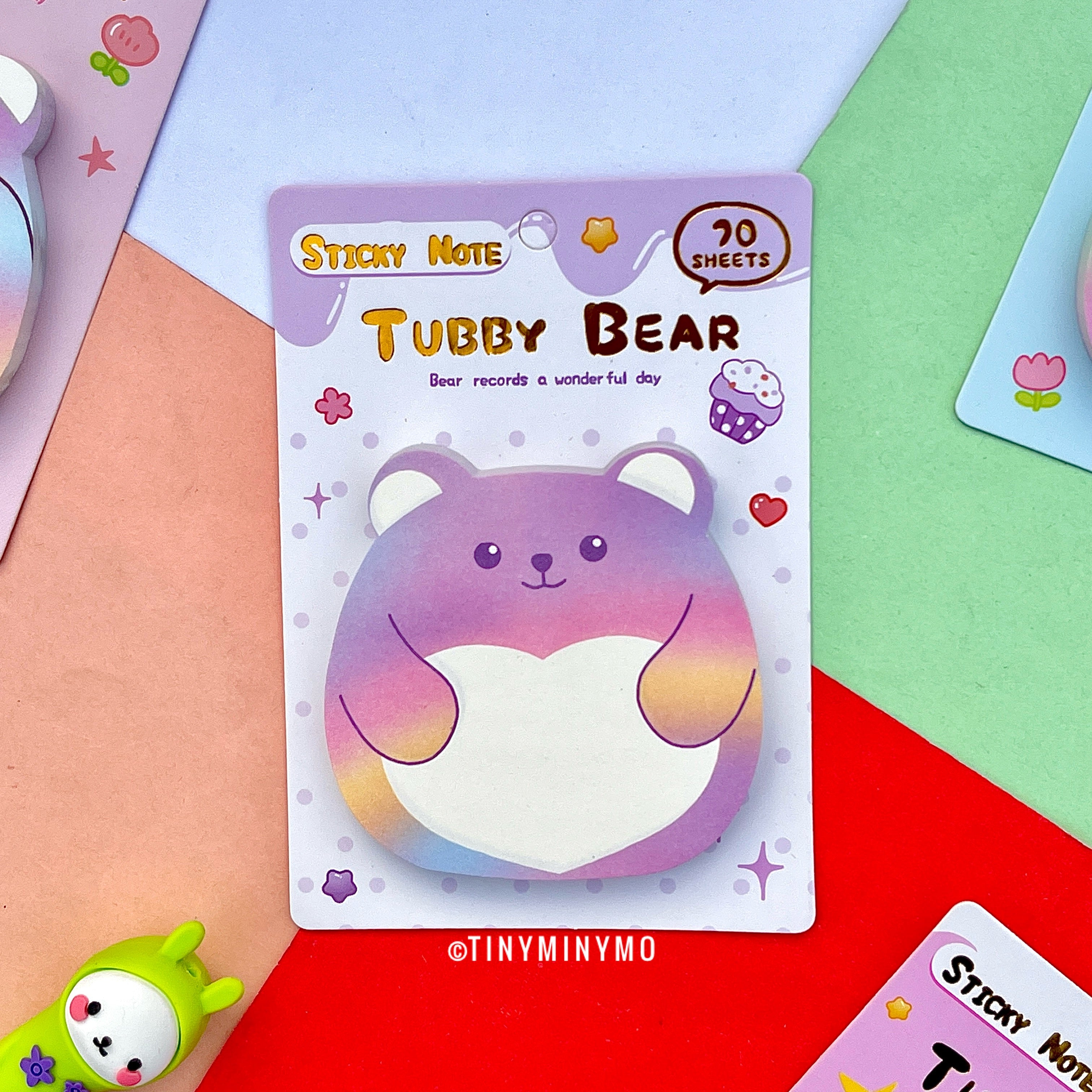 Bear Sticky Notes - Tinyminymo