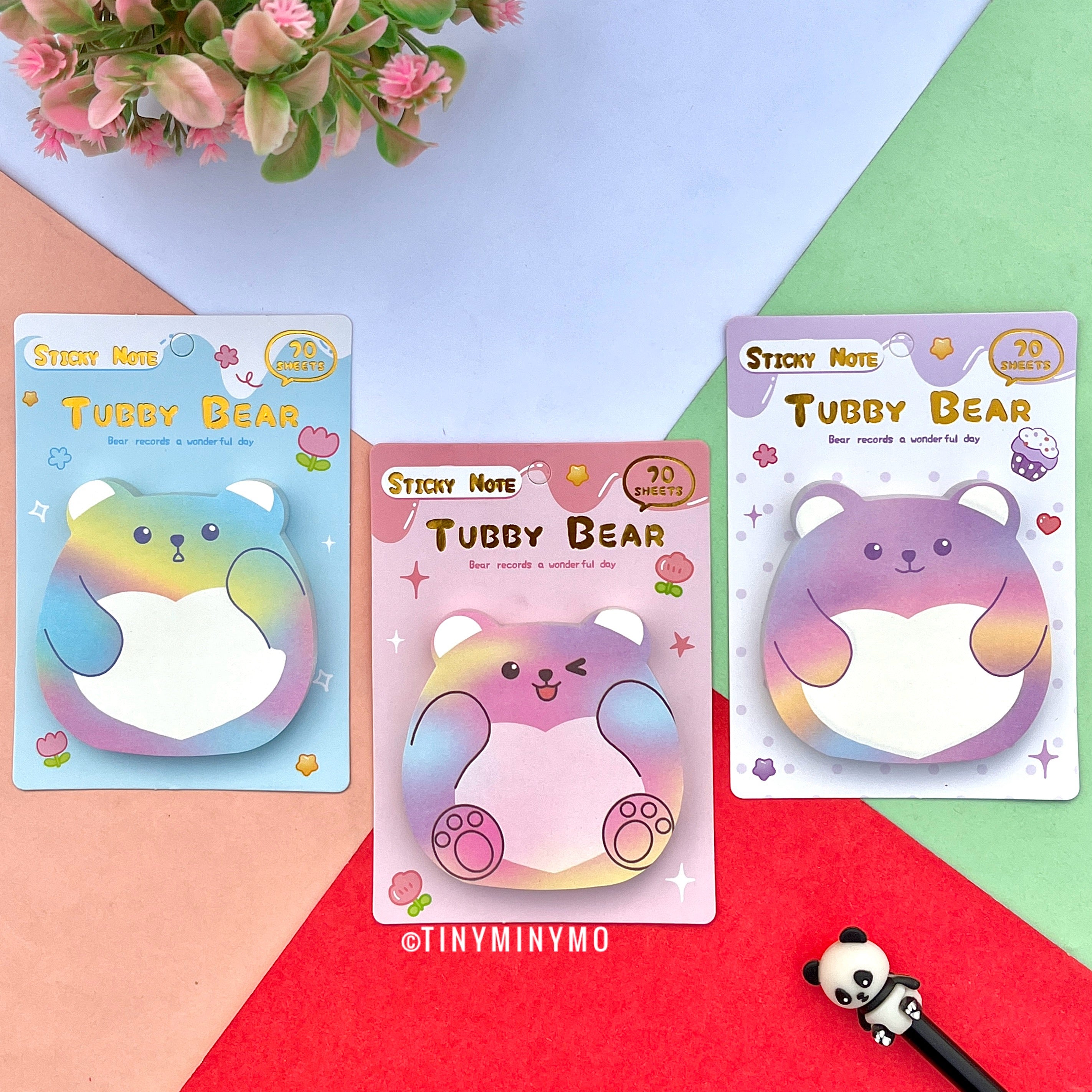 Bear Sticky Notes - Tinyminymo