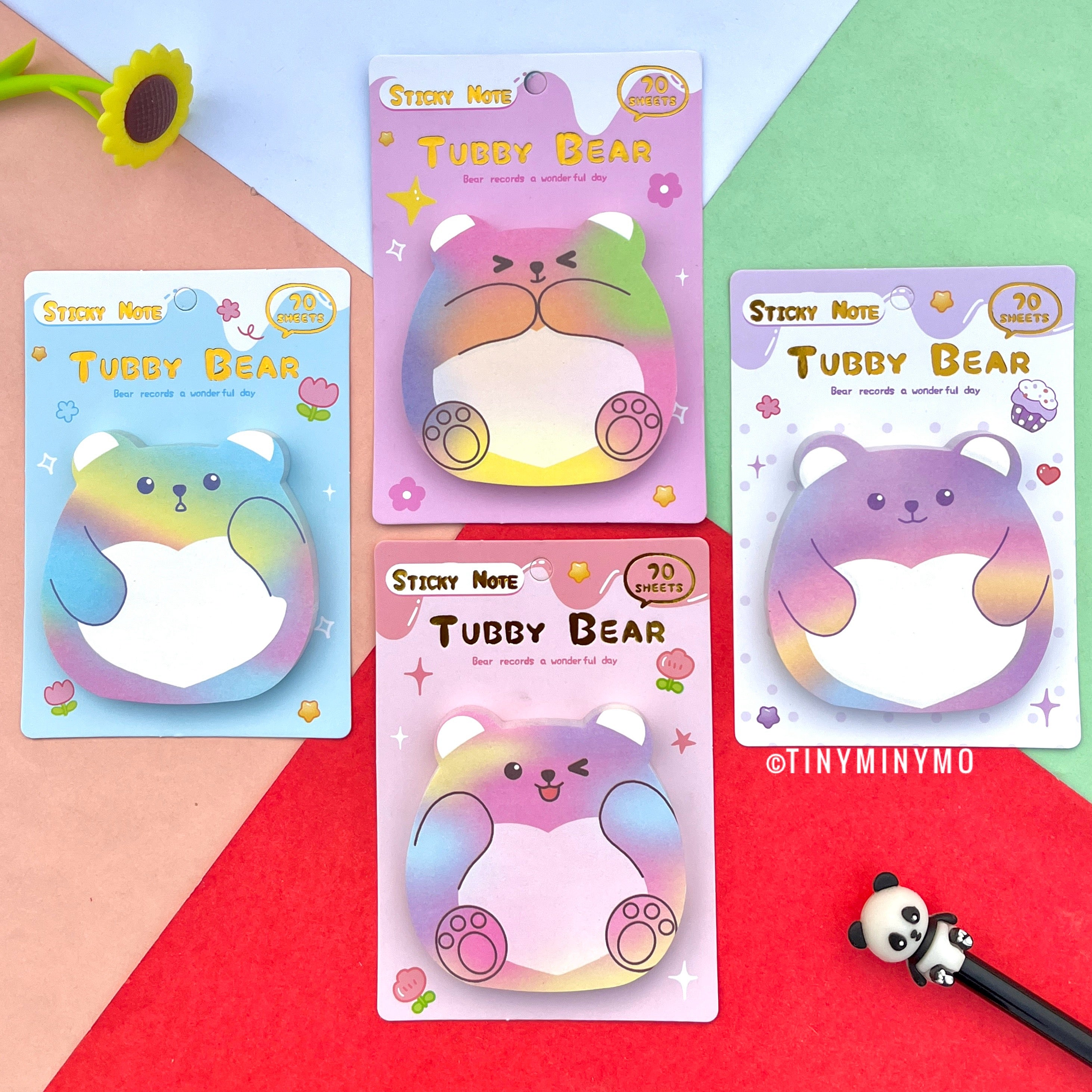 Bear Sticky Notes - Tinyminymo
