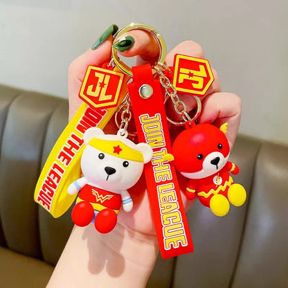 Bear Super Hero 3D Keychain - Tinyminymo
