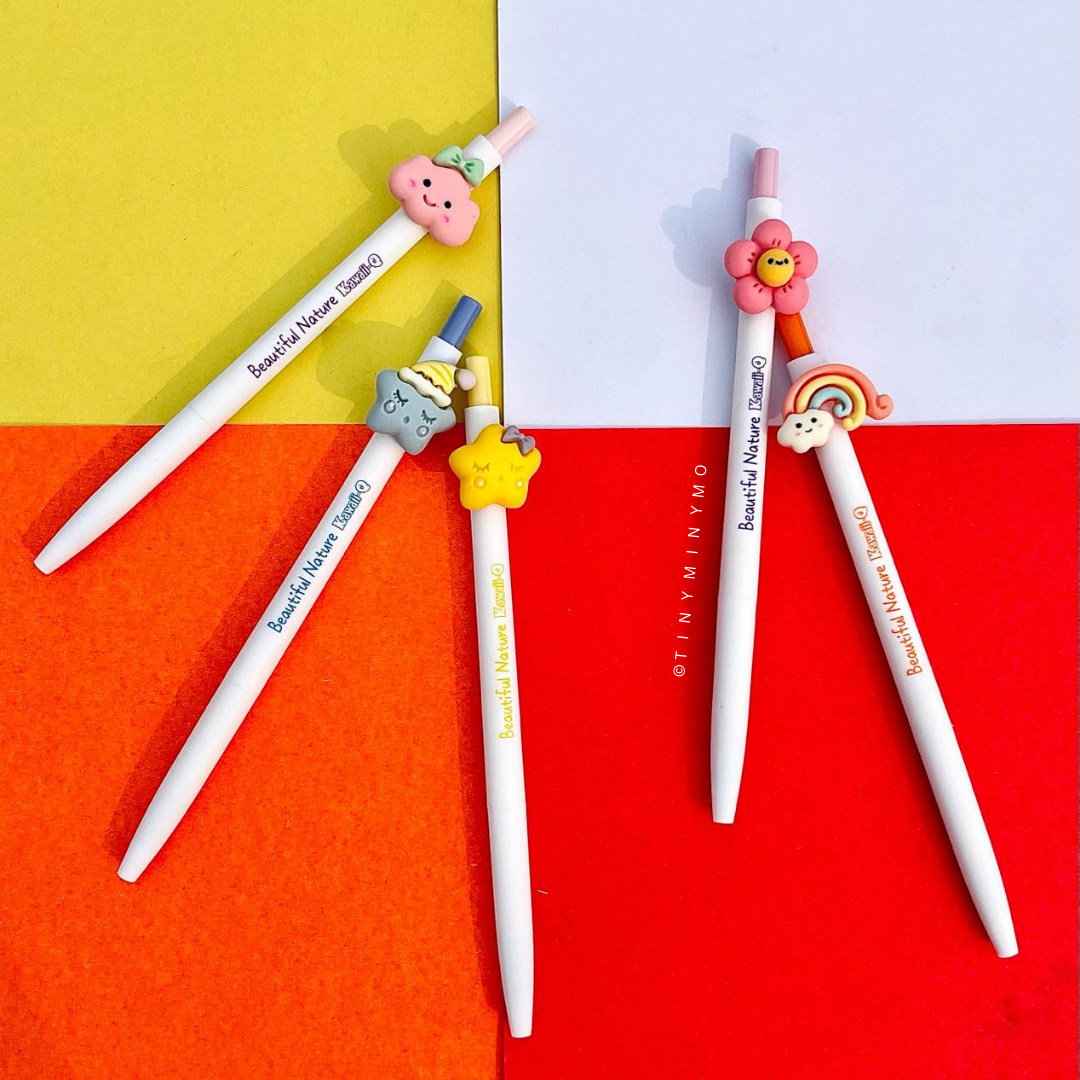 Beautiful Nature Charm Gel Pen Set - Tinyminymo