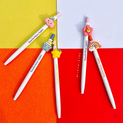 Beautiful Nature Charm Gel Pen Set - Tinyminymo