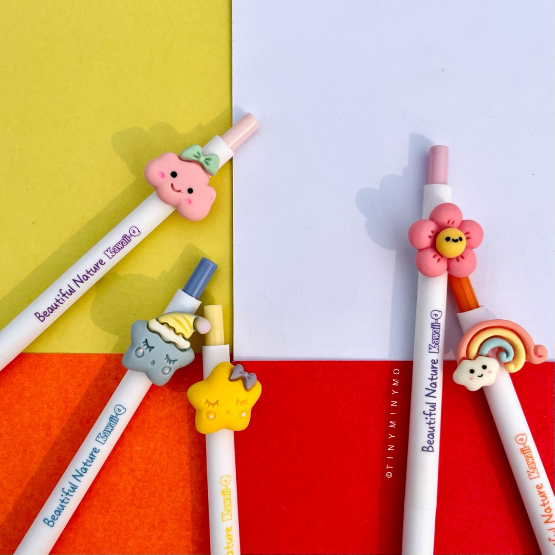 Beautiful Nature Charm Gel Pen Set - Tinyminymo