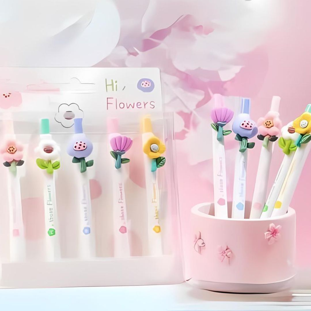 Beautiful Nature Charm Gel Pen Set - Tinyminymo