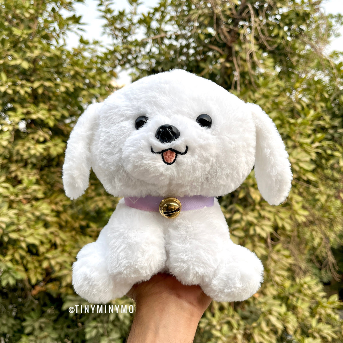 Bichon Frise Plush Toy - Tinyminymo