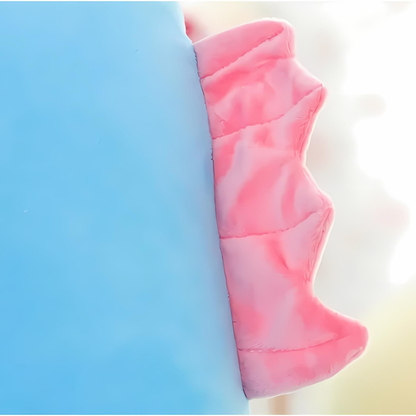 Pink Detailing on Blue Plush Seahorse - Tinyminymo