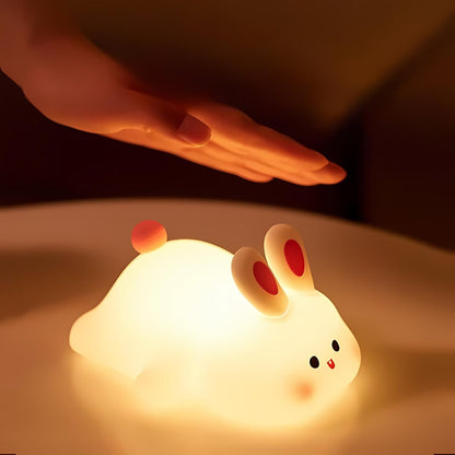 Big Face Rabbit Silicone Night Light - Tinyminymo
