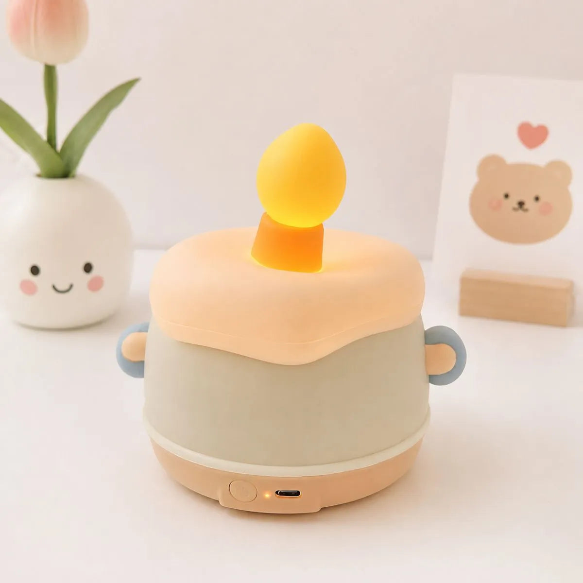 Back View of Birthday Cake Lamp - Tinyminymo