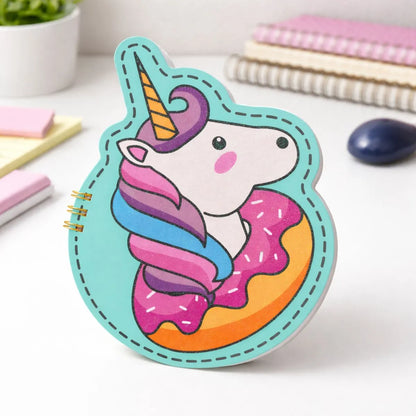 Donut Unicorn Design  Notepad - Tinyminymo