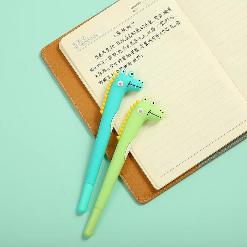 Blushing Crocodile Pen - Tinyminymo
