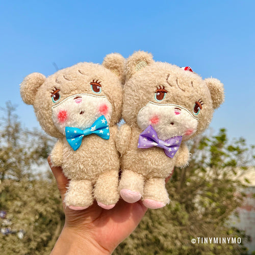Blushing Teddy Plush 3D Keychain - Tinyminymo