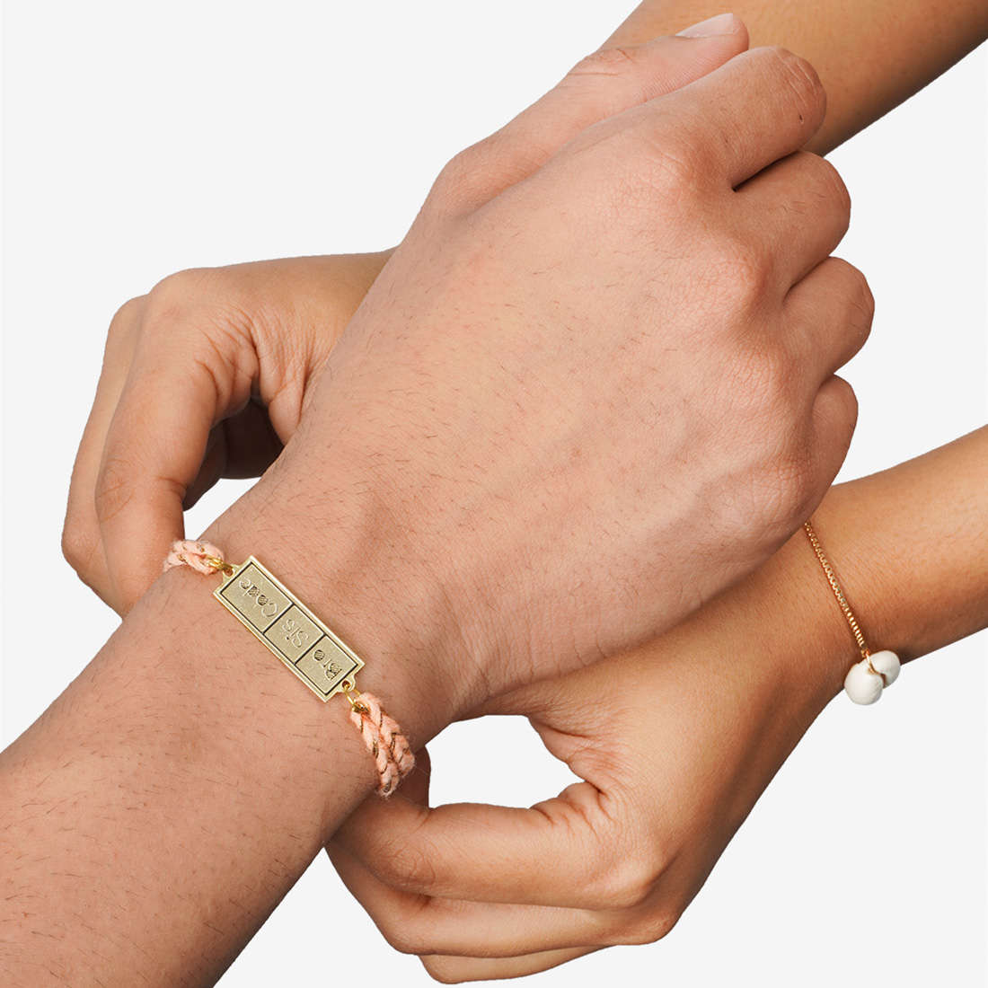 Bro Sis Code Metal Rakhi - Tinyminymo