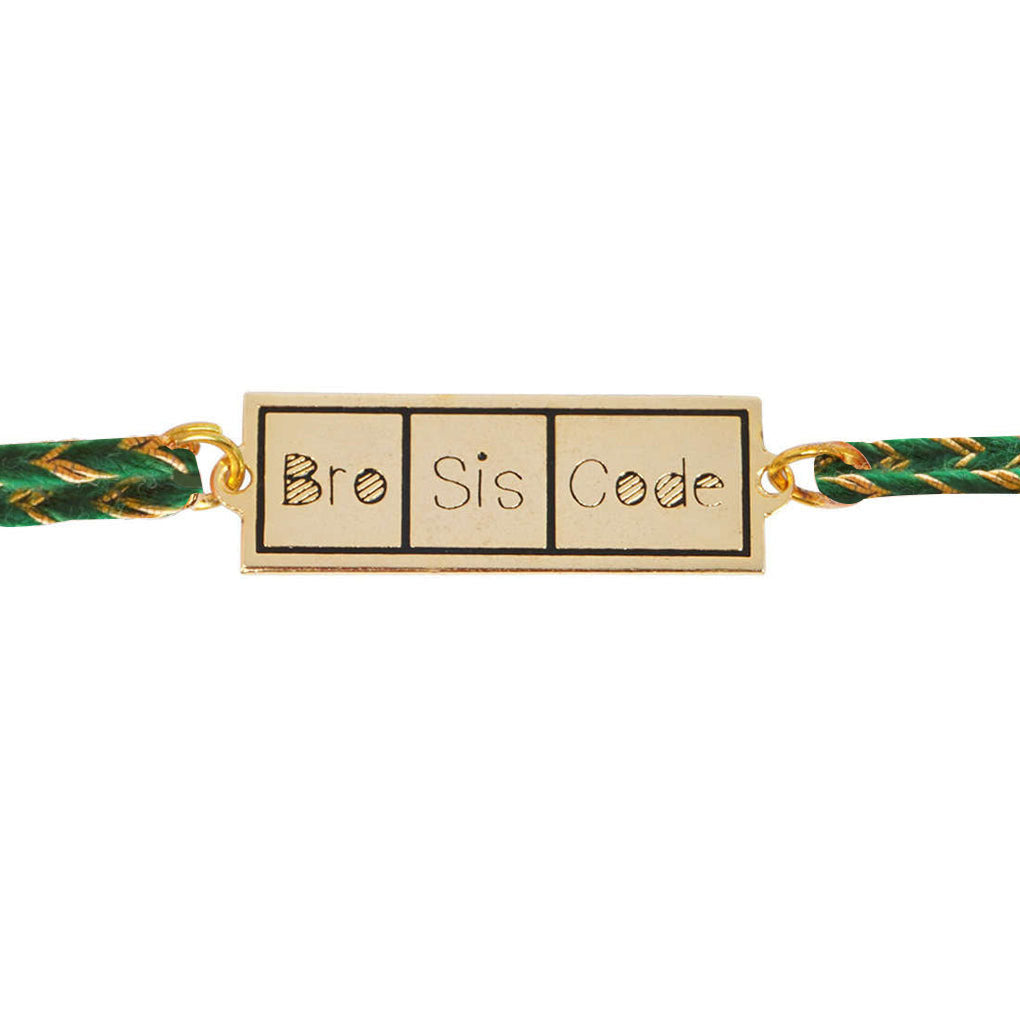 Bro Sis Code Metal Rakhi - Tinyminymo