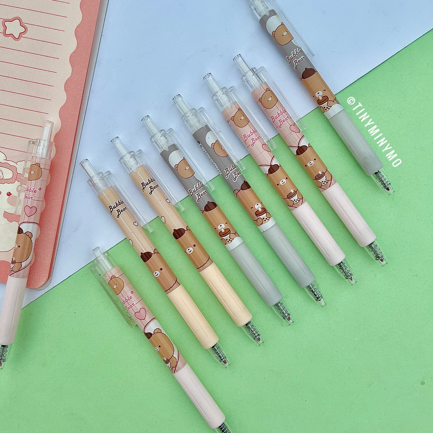 Bubble Bear Gel Pen Set - Tinyminymo