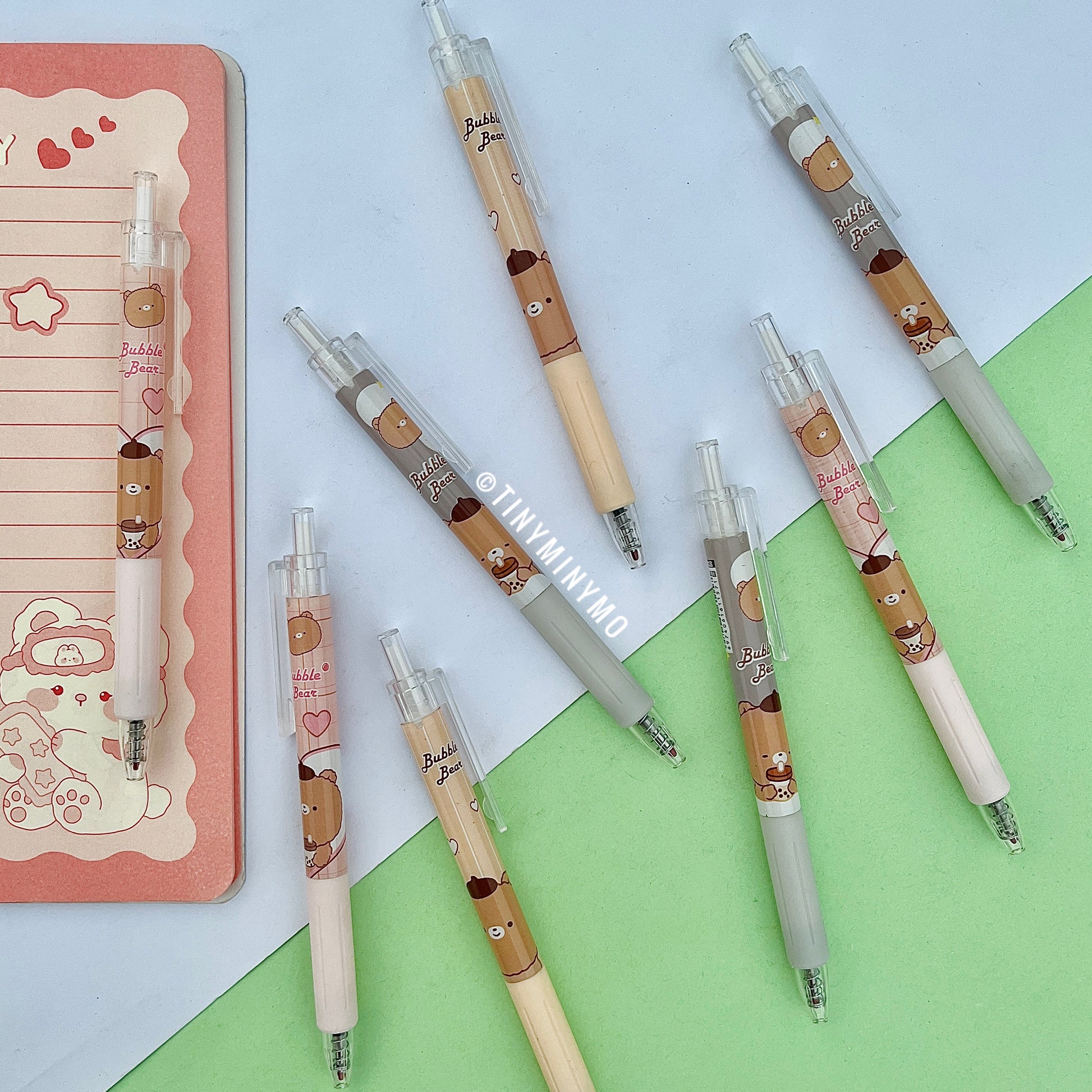 Bubble Bear Gel Pen Set - Tinyminymo