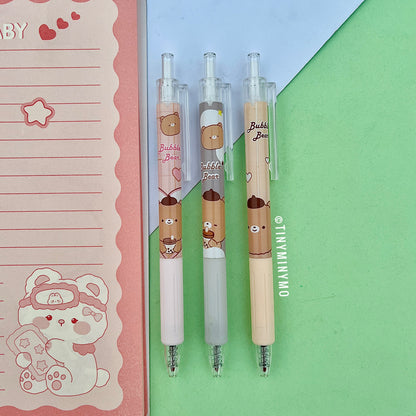 Bubble Bear Gel Pen Set - Tinyminymo