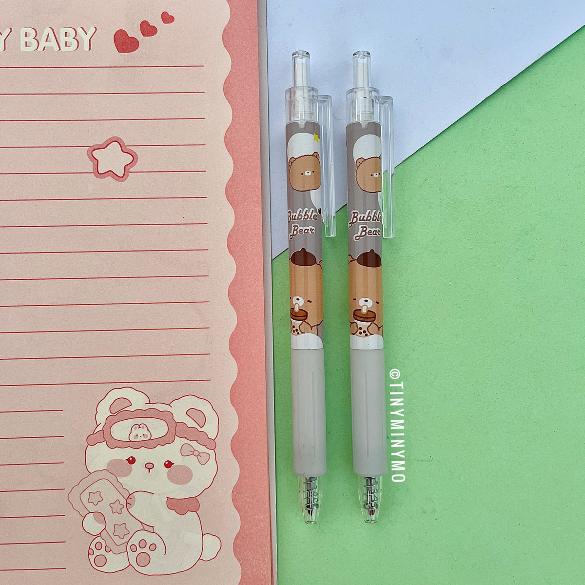 Bubble Bear Gel Pen Set - Tinyminymo