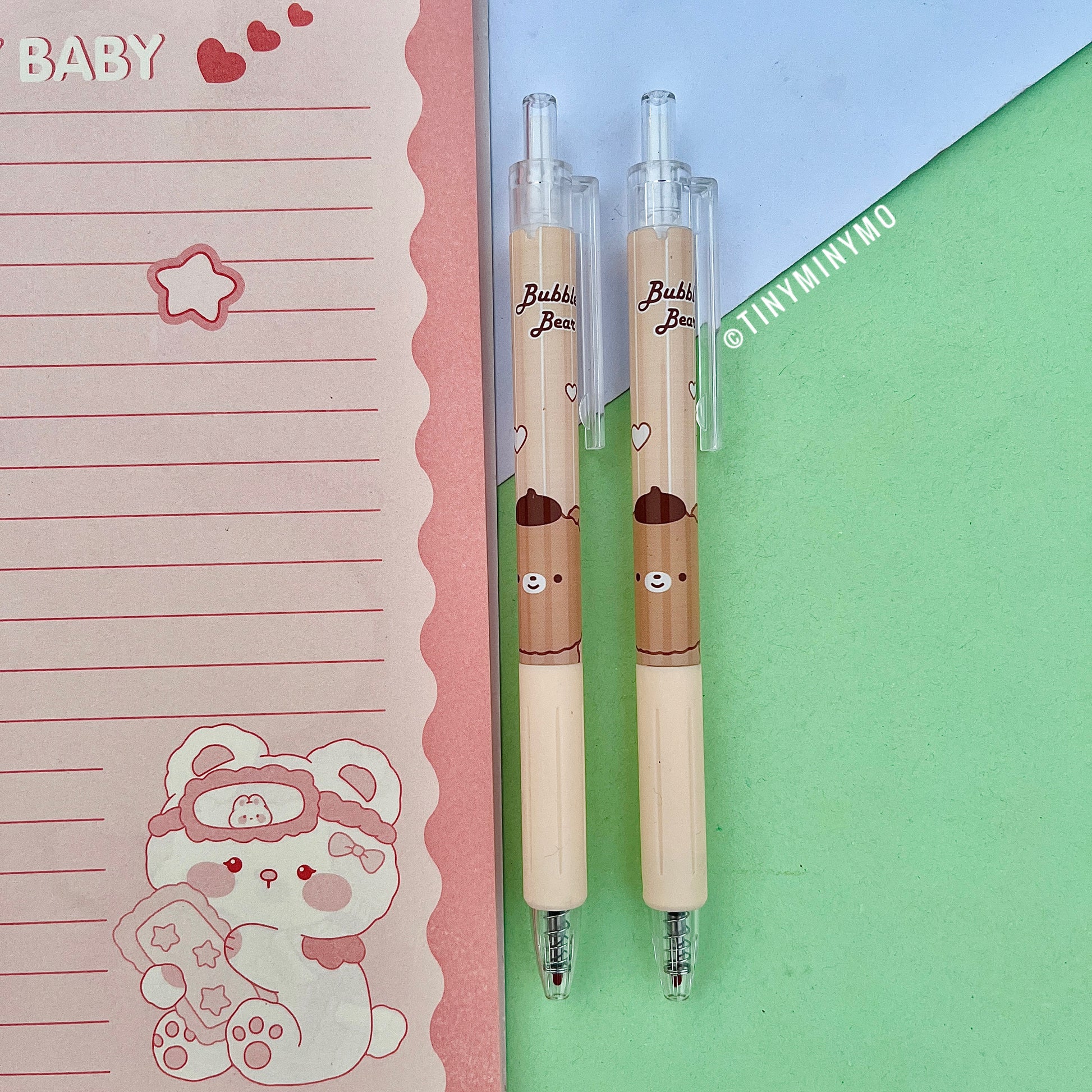 Bubble Bear Gel Pen Set - Tinyminymo