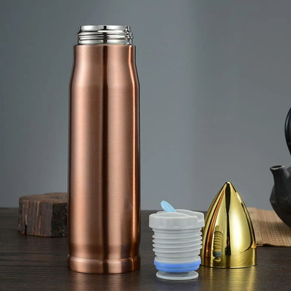 Bronze Metallic Bullet Bottle - Tinyminymo
