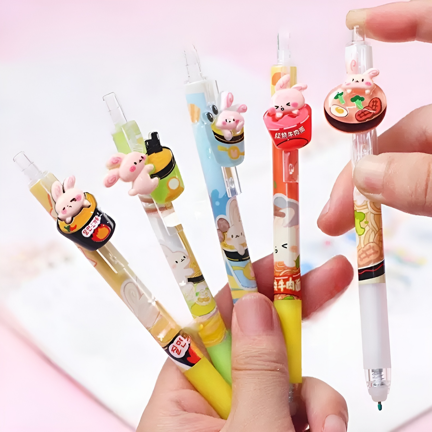 Bunny Noodle Kawaii Gel Pen - Tinyminymo