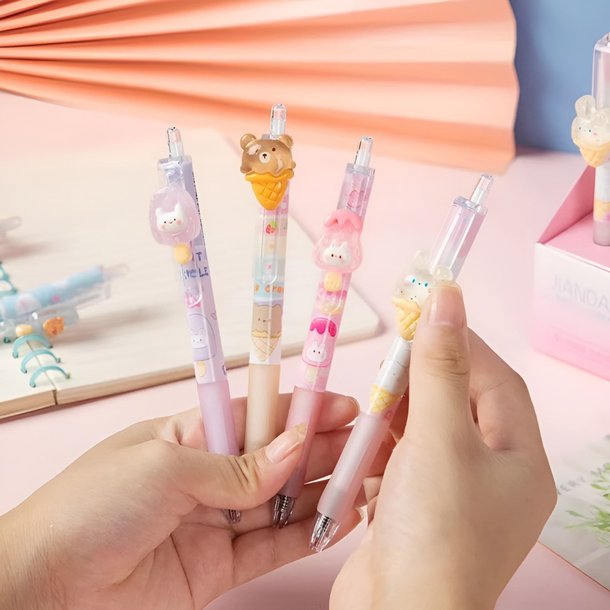 Bunny and Bear Gel Pen - Tinyminymo