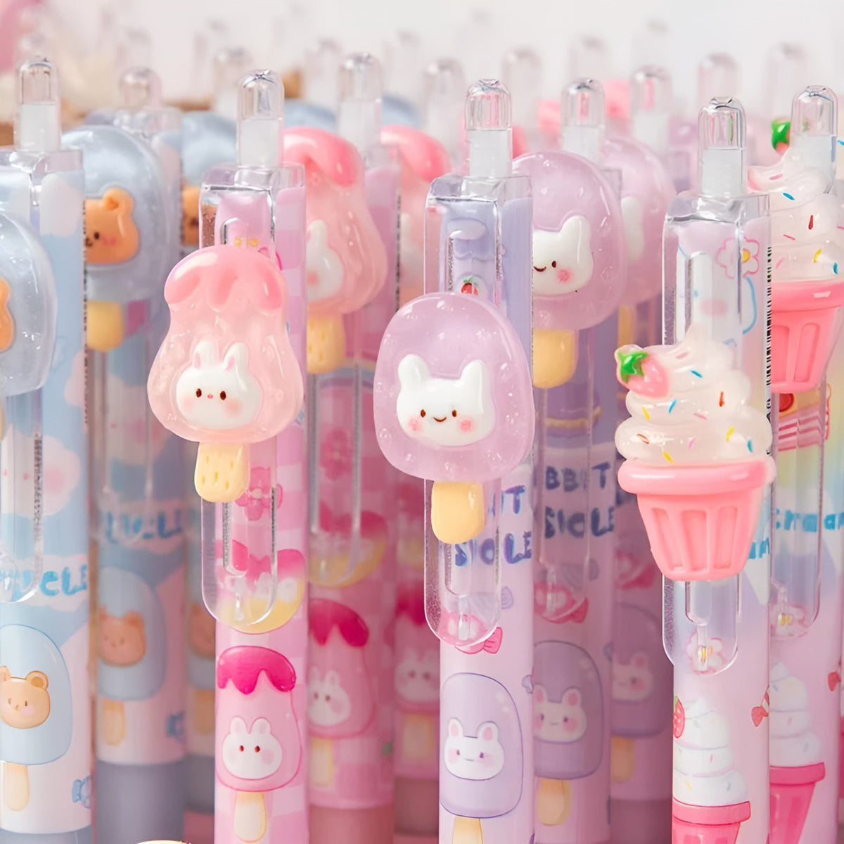 Bunny and Bear Gel Pen - Tinyminymo