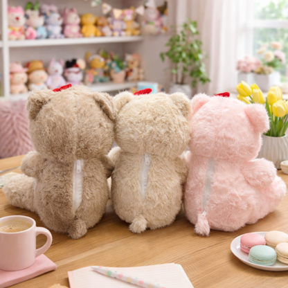 Backside of Bear Kawaii Plush Toy -Tinyminymo