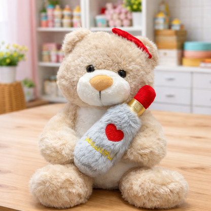 Beige Color Bear Soft Toy - Tinyminymo