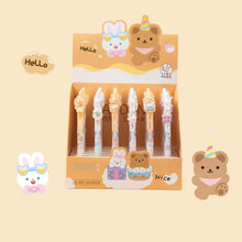 Load image into Gallery viewer, Bunny and Bear Party Gel Pen - Tinyminymo

