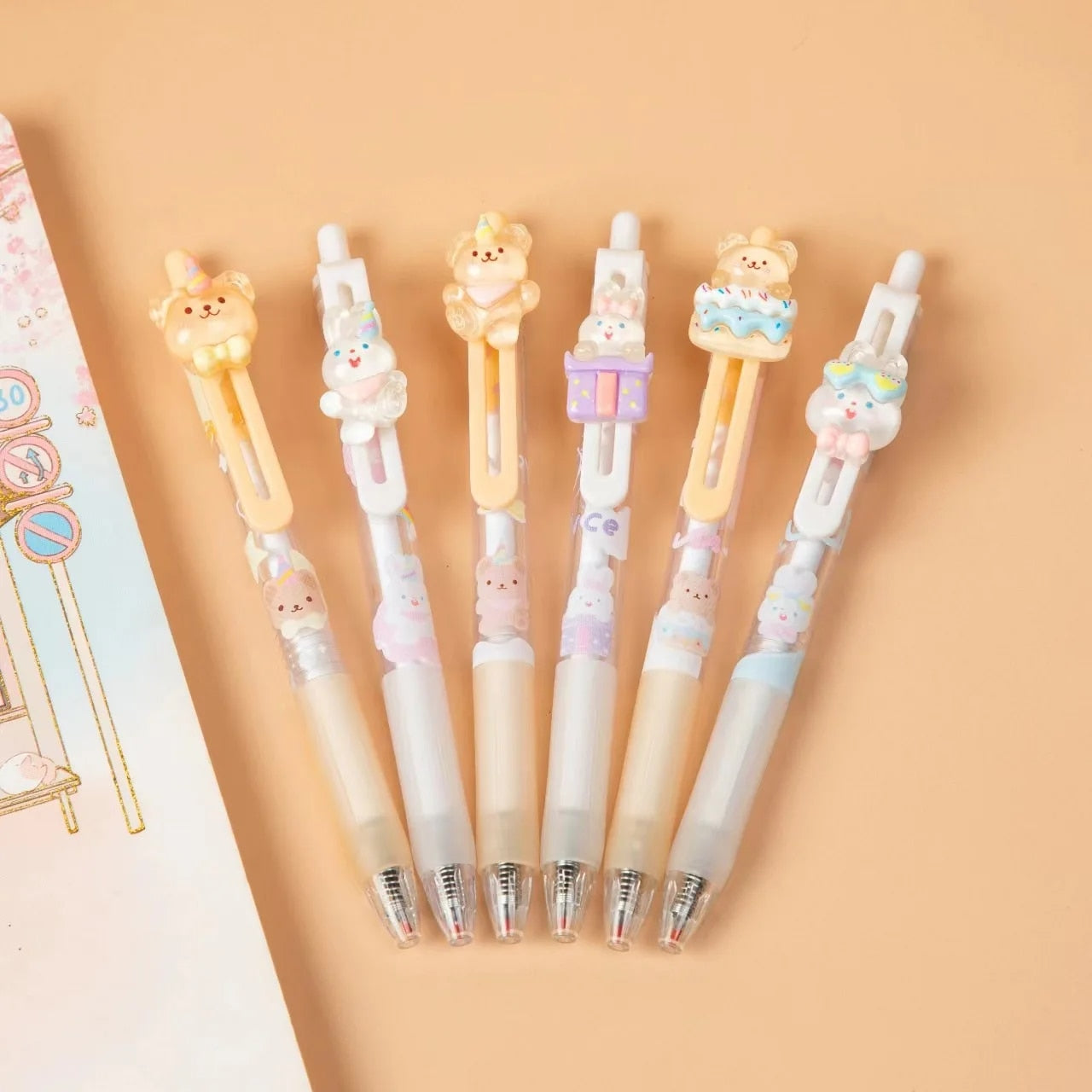 Bunny and Bear Party Gel Pen - Tinyminymo